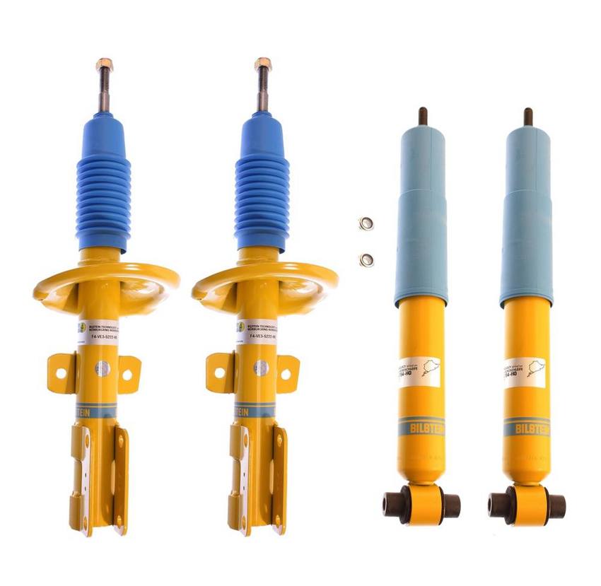 Volvo Suspension Strut and Shock Absorber Assembly Kit - Front and Rear (B8 Performance Plus) 30736623 - Bilstein 3089924KIT